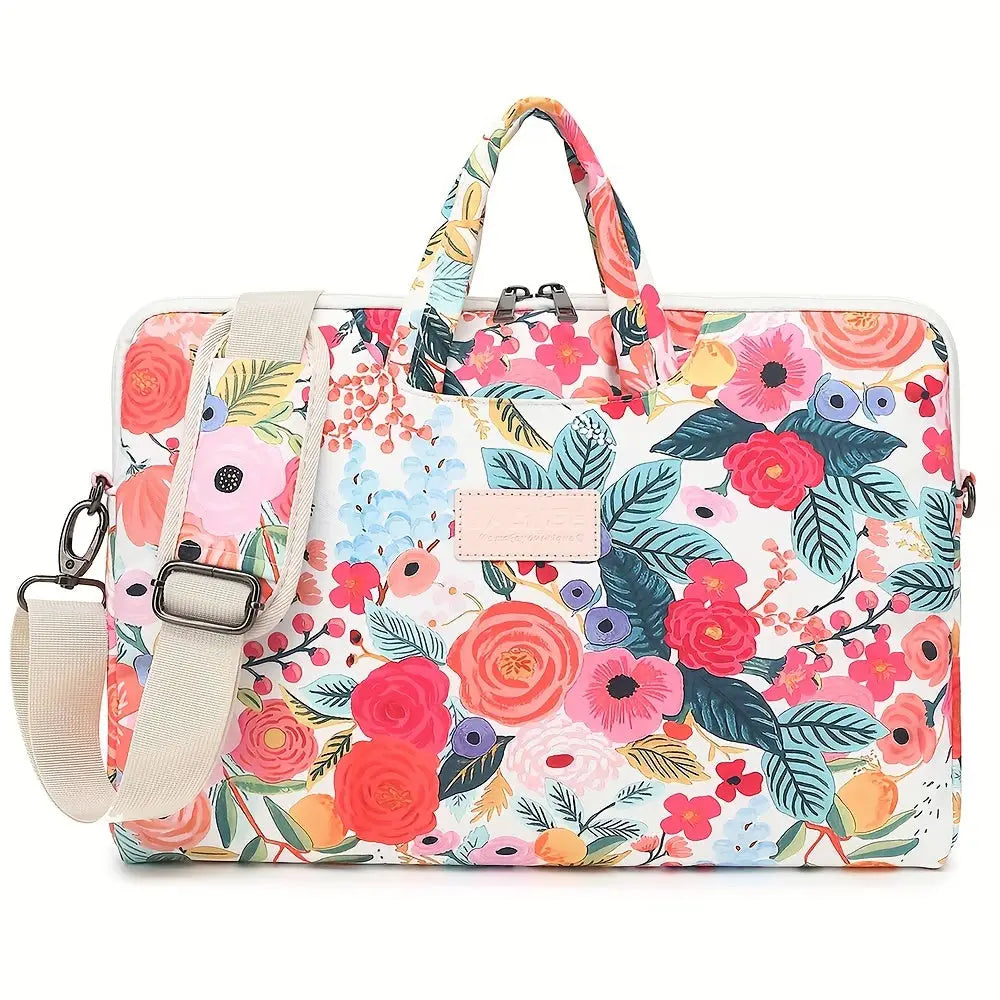 15-15.6’’ Waterproof Laptop Shoulder Bag for MacBook Pro 16 HP Dell & More - TSA Compliant Nylon Messenger with Cotton