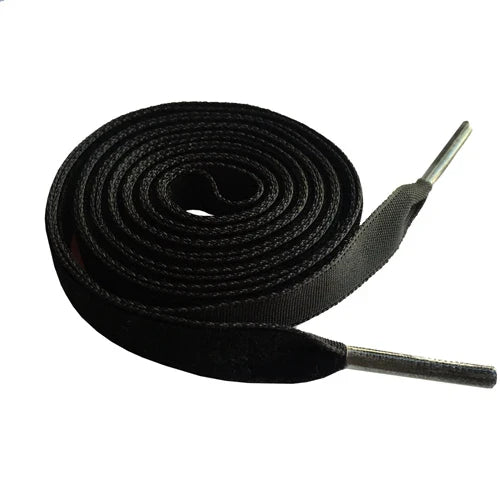1cm Wide Velvet Ribbon Flat Shoelaces - Fantastic Replacement Laces for Sneakers & Sports Shoes 120cm/47 Inch Length