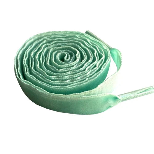 1cm Wide Velvet Ribbon Flat Shoelaces - Fantastic Replacement Laces for Sneakers & Sports Shoes 120cm/47 Inch Length