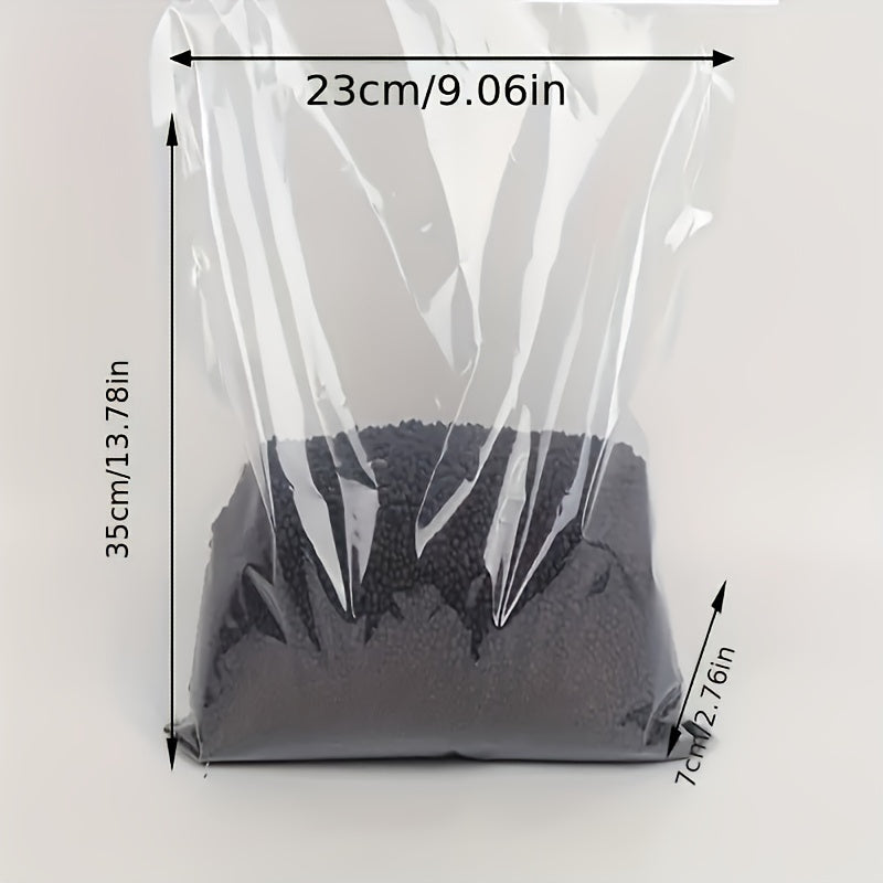 1pc 1.1lb/500g Black Aquaponics Substrate Non-Powdering Water Grass Mud Clear Water Aquatic Soil For Fish Tank
