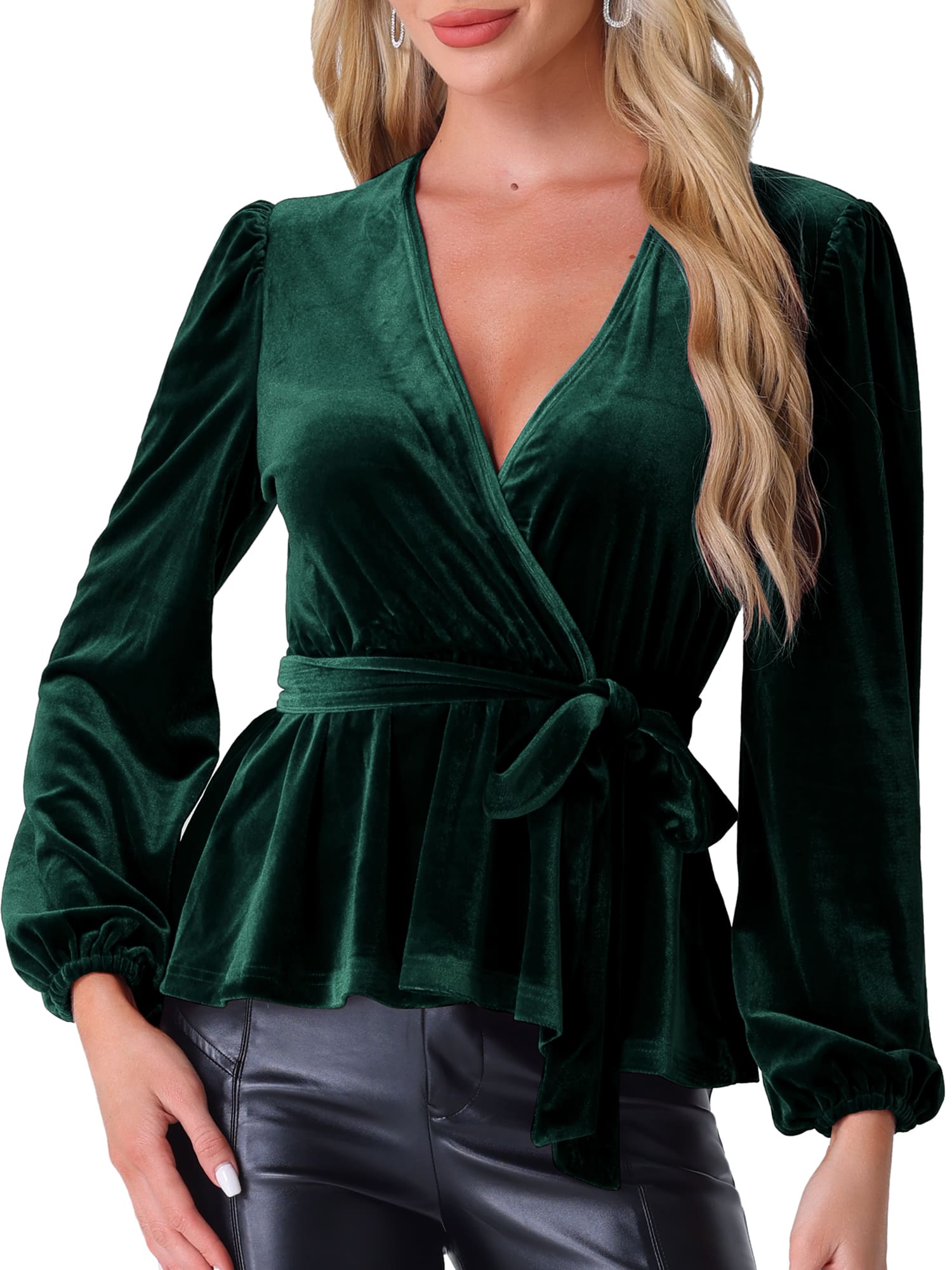Women's Spring Autumn Long Dress Long Sleeve Round Neck A-line Contrast Color Dresses