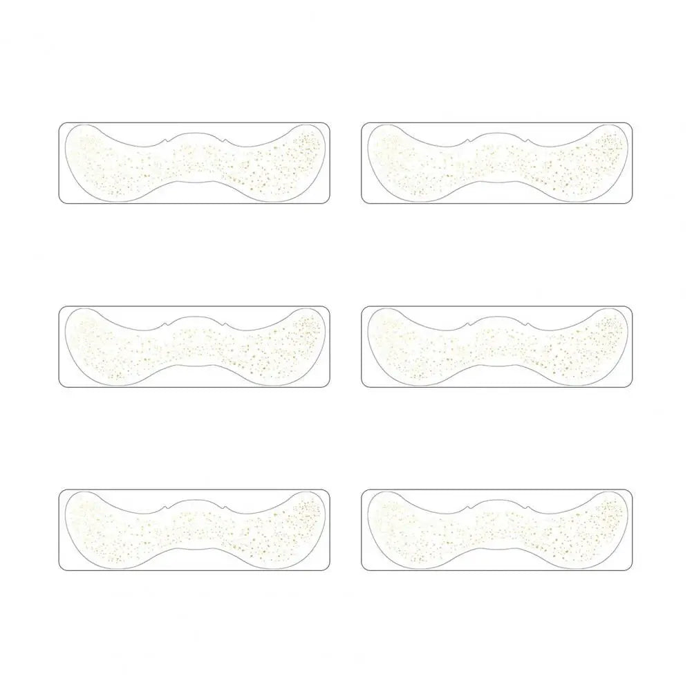 6Pcs Gold Glitter Freckles Face Tattoo Stickers Waterproof Artificial Freckle Patches Shimmering Makeup Speckles