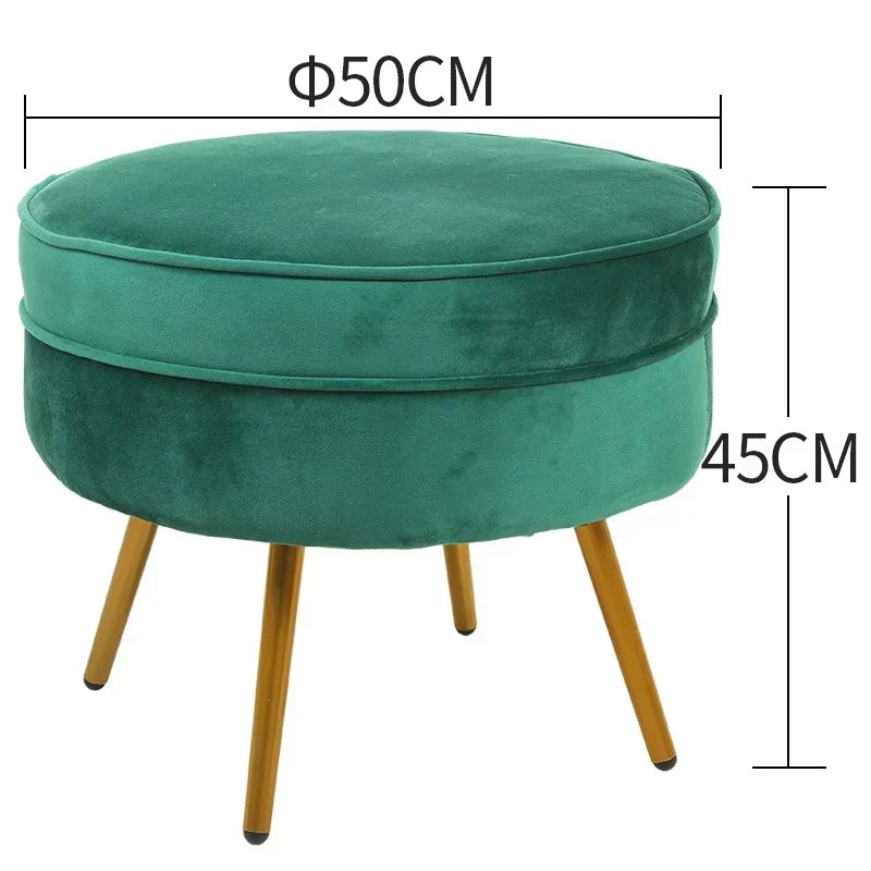 Nordic Flannel Single Sofa Chair - Light Luxury Living Room Furniture for Home or Beauty Salon, Custom Upholstered Modern Accent Chair