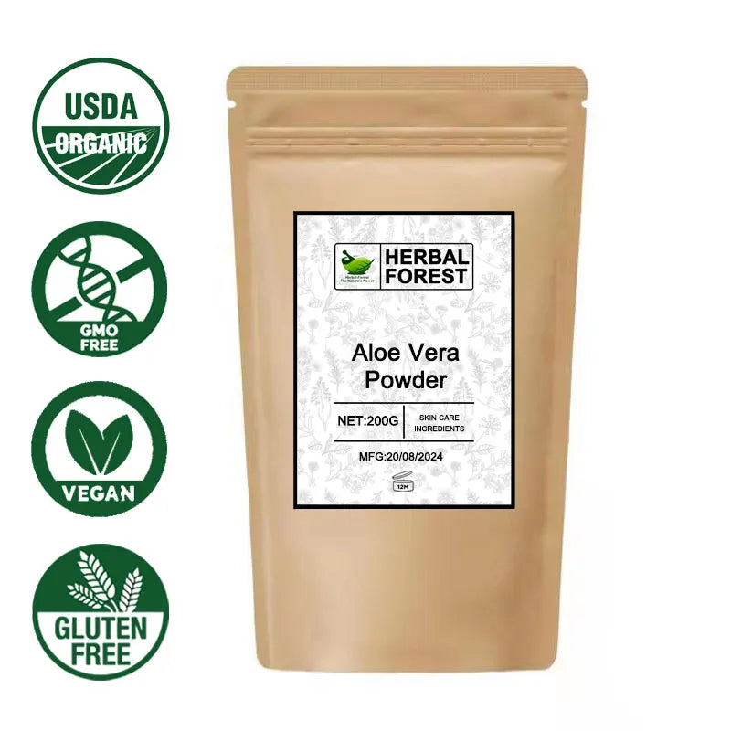 Aloe Vera Powder Natural Organic Aloe Vera Leaf Mask Powder Fades out Scars and Blemishes Hair And Skincare Herbal