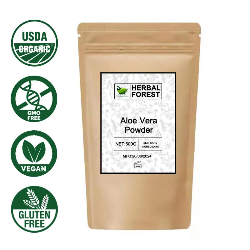 Aloe Vera Powder Natural Organic Aloe Vera Leaf Mask Powder Fades out Scars and Blemishes Hair And Skincare Herbal