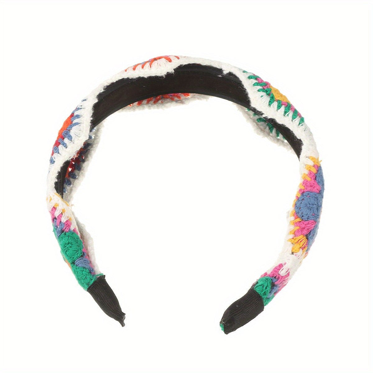 customized - Bohemian Sweet Floral Fabric Hairband for Women - Single Piece, Boho Weaving Tape Headband with Color Matching Flower Design, Non - Feathered Daily Hair Accessory, Ideal Gift - Boho Eco Boutique™ - customized - Boho Eco Boutique™ - A -
