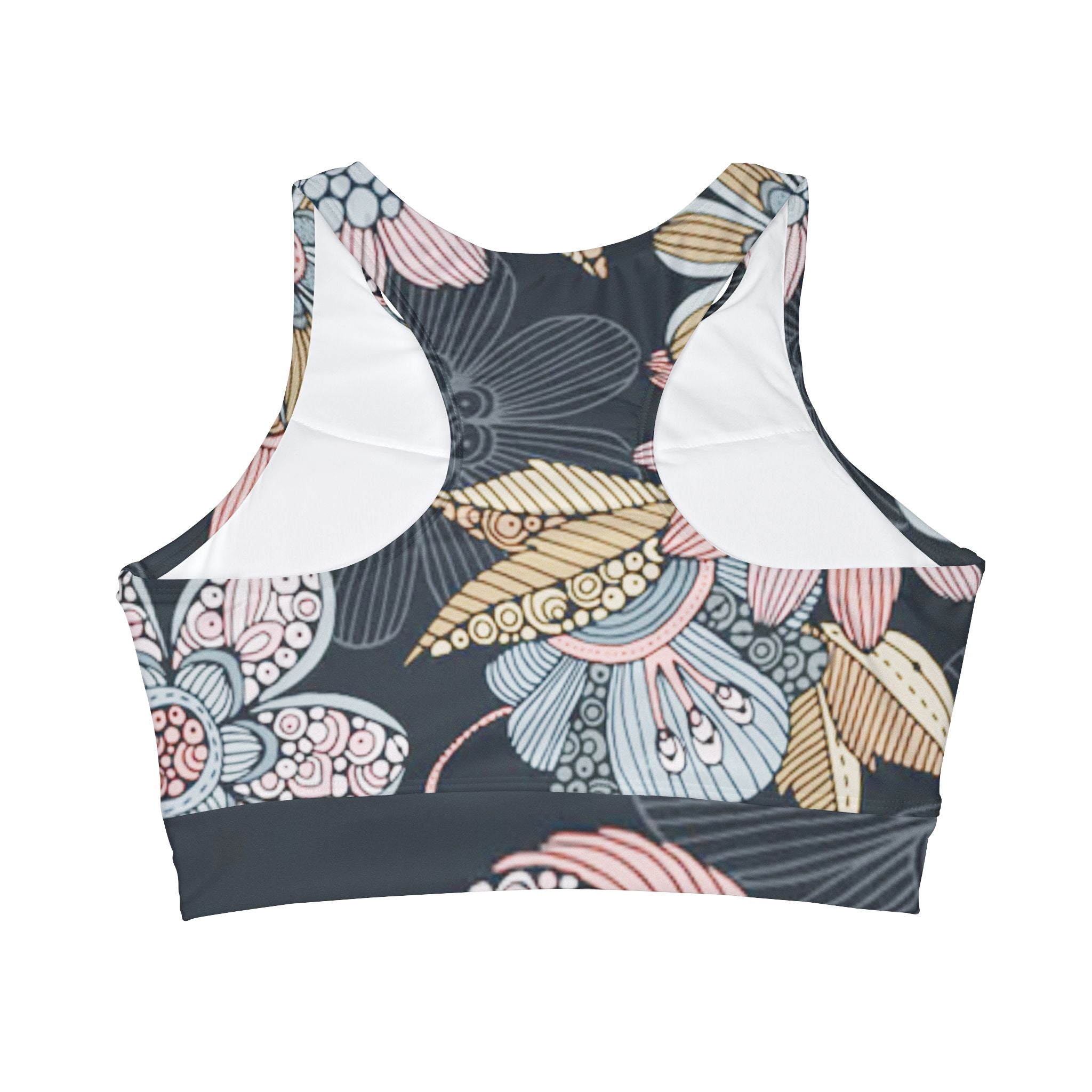 All Over Prints - Boho Eco High Neck Crop Bikini Top - Boho Eco Boutique™ - All Over Prints - Boho Eco Boutique™ - XS -