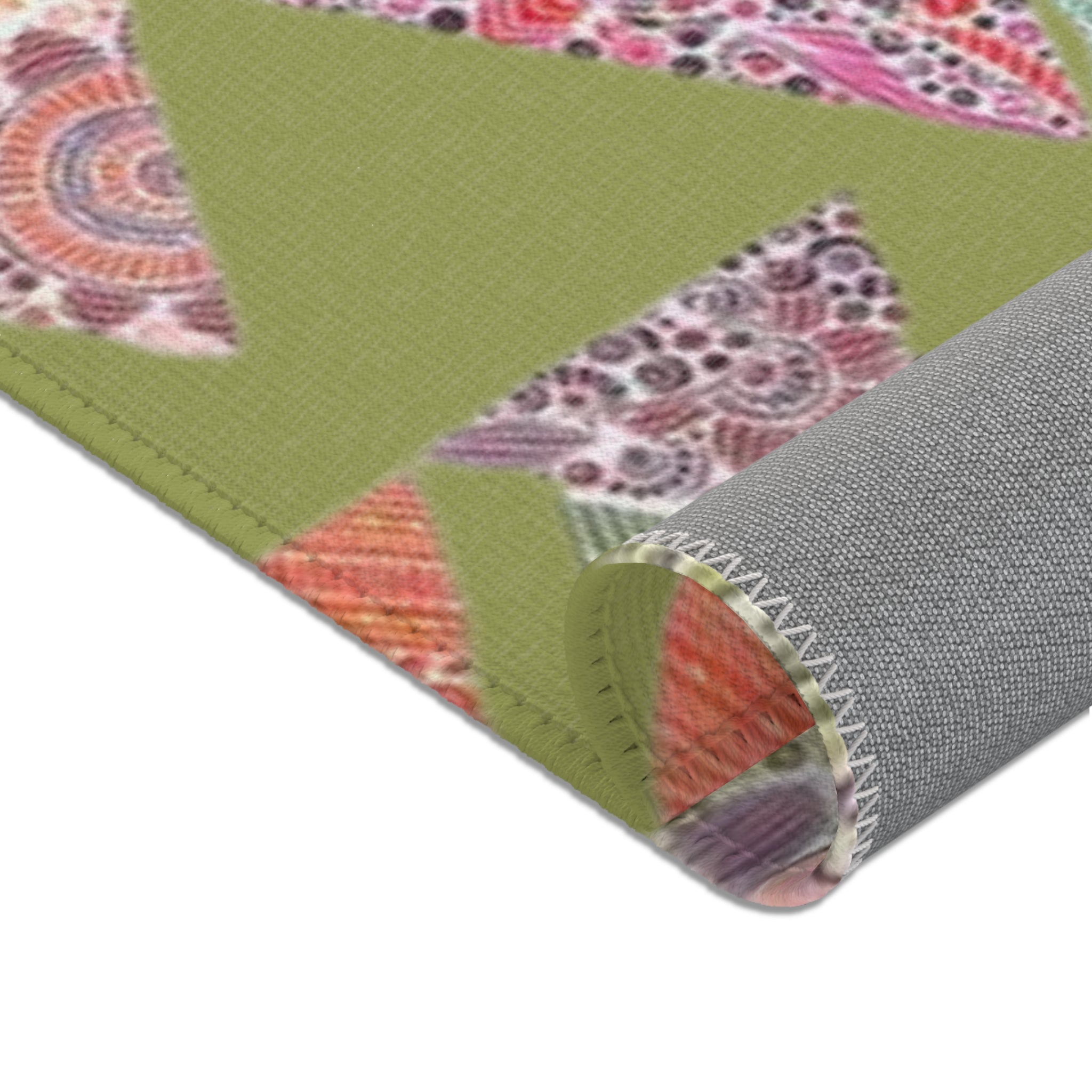 Home Decor - Boho Eco Patchwork Area Rug - Boho Eco Boutique™ - Home Decor - Boho Eco Boutique™ - 72" × 48" -