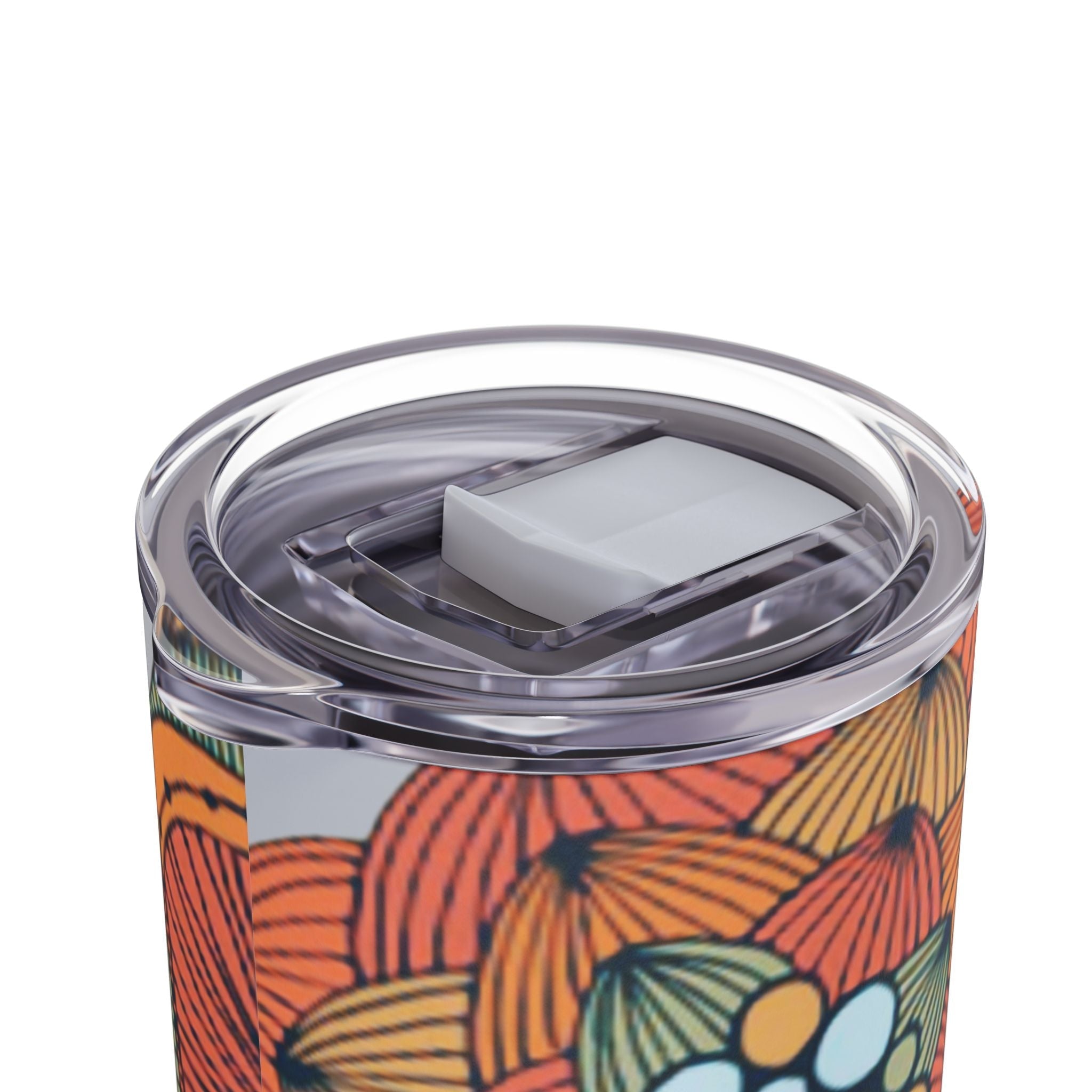 Mug - Boho Eco Skinny Matte Floral Tumbler 20oz | Insulated Stainless Steel Travel Mug | Reusable Eco - Friendly Drinkware | Slim Design for Hot & Cold Beverages - Boho Eco Boutique™ - Mug - Boho Eco Boutique™ - Seaglass - 20oz - Matte