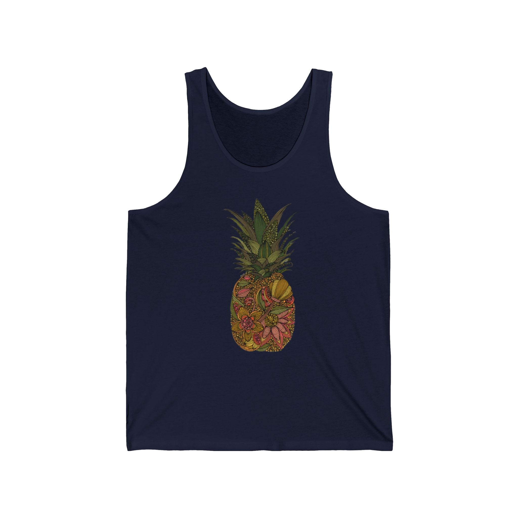 Tank Top - Boho Eco Unisex Jersey Tank - Boho Eco Boutique™ - Tank Top - Boho Eco Boutique™ - XS - Navy -