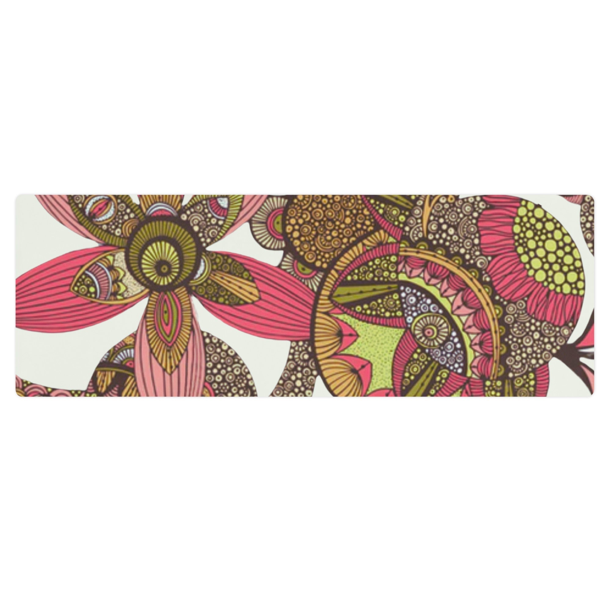 customized - Boho Eco Yoga Mat Custom Designed Folk Art - Boho Eco Boutique™ - Boho Eco Boutique™ -