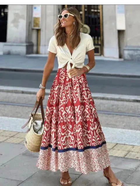 skirt - Casual All Match Boho Skirt - Boho Eco Boutique™ - skirt - Boho Eco Boutique™ - 8082 - Medium 31 -