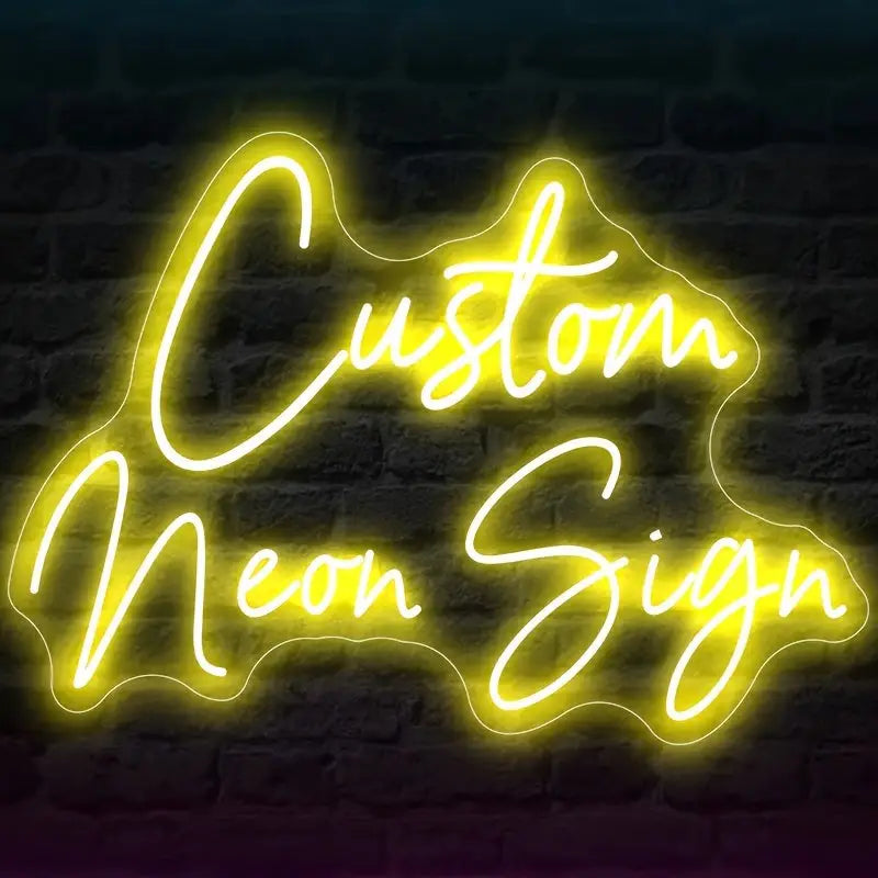 Custom LED Neon Sign - Personalized Name USB Powered Wall Decor Light in 12 Colors for Bedroom Wedding Birthday Party