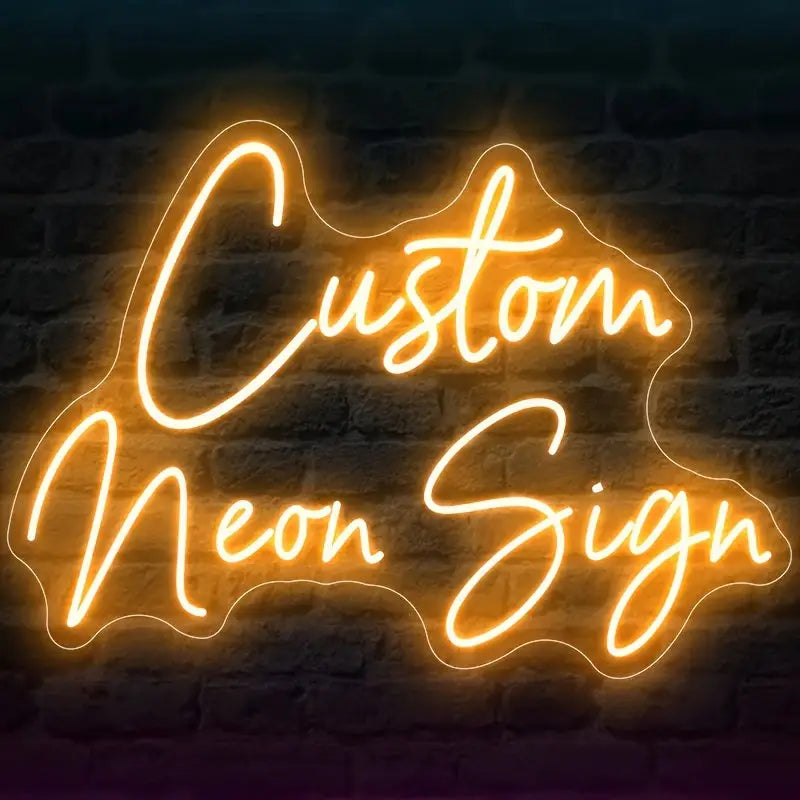 Custom LED Neon Sign - Personalized Name USB Powered Wall Decor Light in 12 Colors for Bedroom Wedding Birthday Party