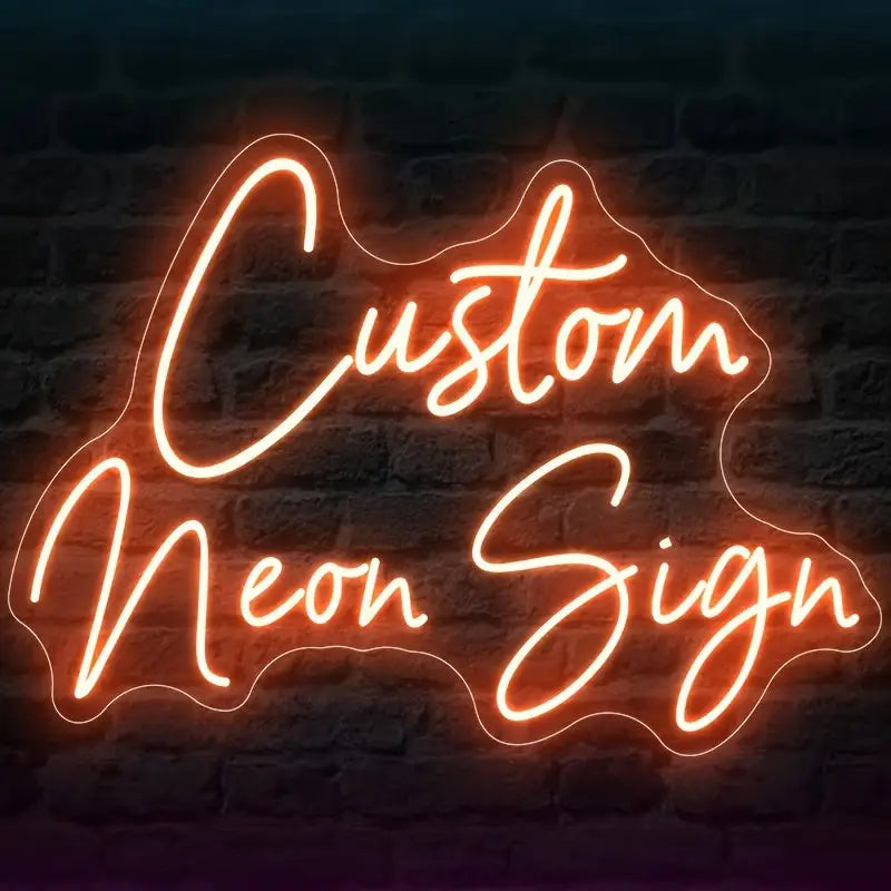 Custom LED Neon Sign - Personalized Name USB Powered Wall Decor Light in 12 Colors for Bedroom Wedding Birthday Party