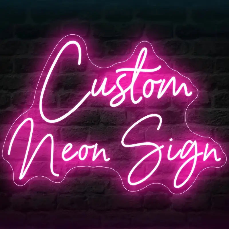 Custom LED Neon Sign - Personalized Name USB Powered Wall Decor Light in 12 Colors for Bedroom Wedding Birthday Party