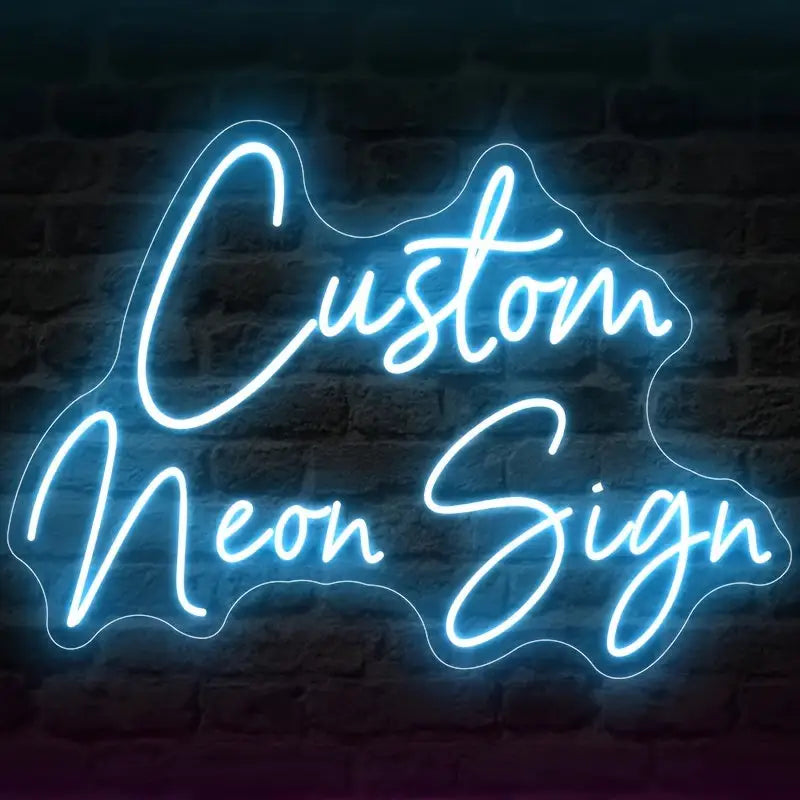 Custom LED Neon Sign - Personalized Name USB Powered Wall Decor Light in 12 Colors for Bedroom Wedding Birthday Party
