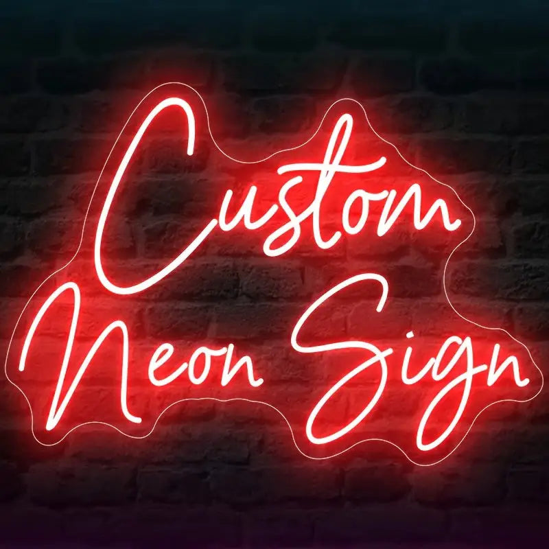 Custom LED Neon Sign - Personalized Name USB Powered Wall Decor Light in 12 Colors for Bedroom Wedding Birthday Party