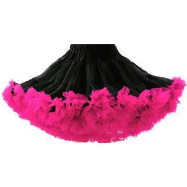 Eco-Friendly Women’s Ruffle Chiffon Ballet Tulle Mini Skirt - Sustainable Summer Tutu Pettiskirt for Teens & Adults
