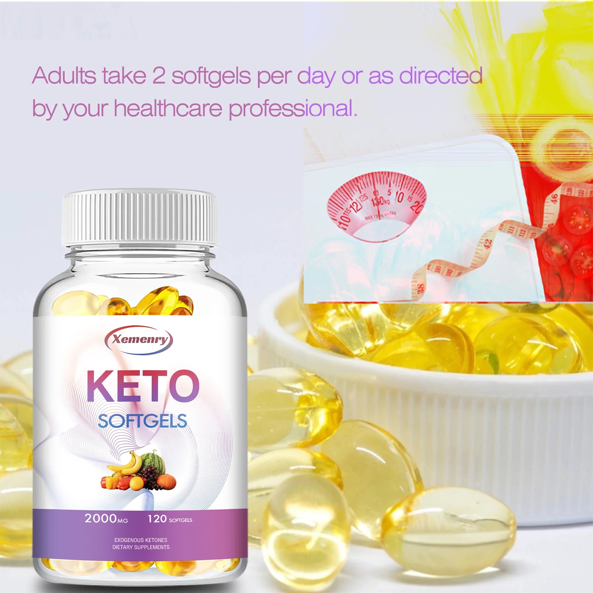 Keto Supplement - 120 Capsules Body Cleansing & Detoxification | Weight Management | Improved Metabolism - 120 Capsules