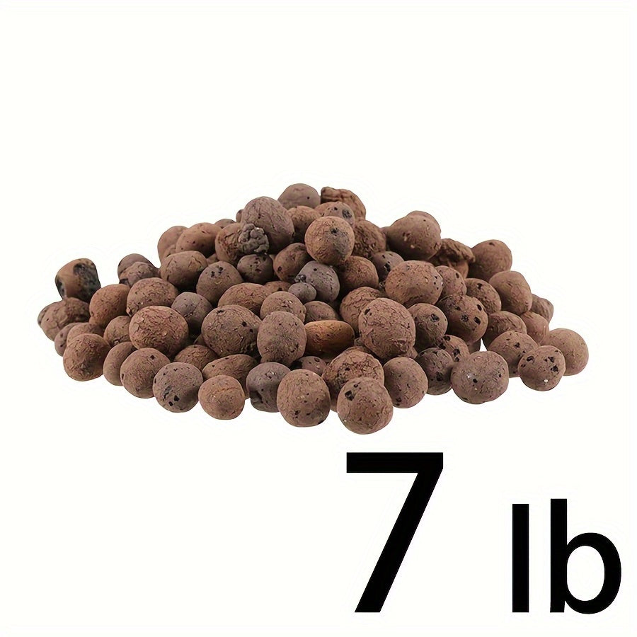 Organic Ceramic Leca Clay Pebbles 10-15mm – Lightweight Natural-Looking Plant Expansion Stones for Enhanced Soil Health