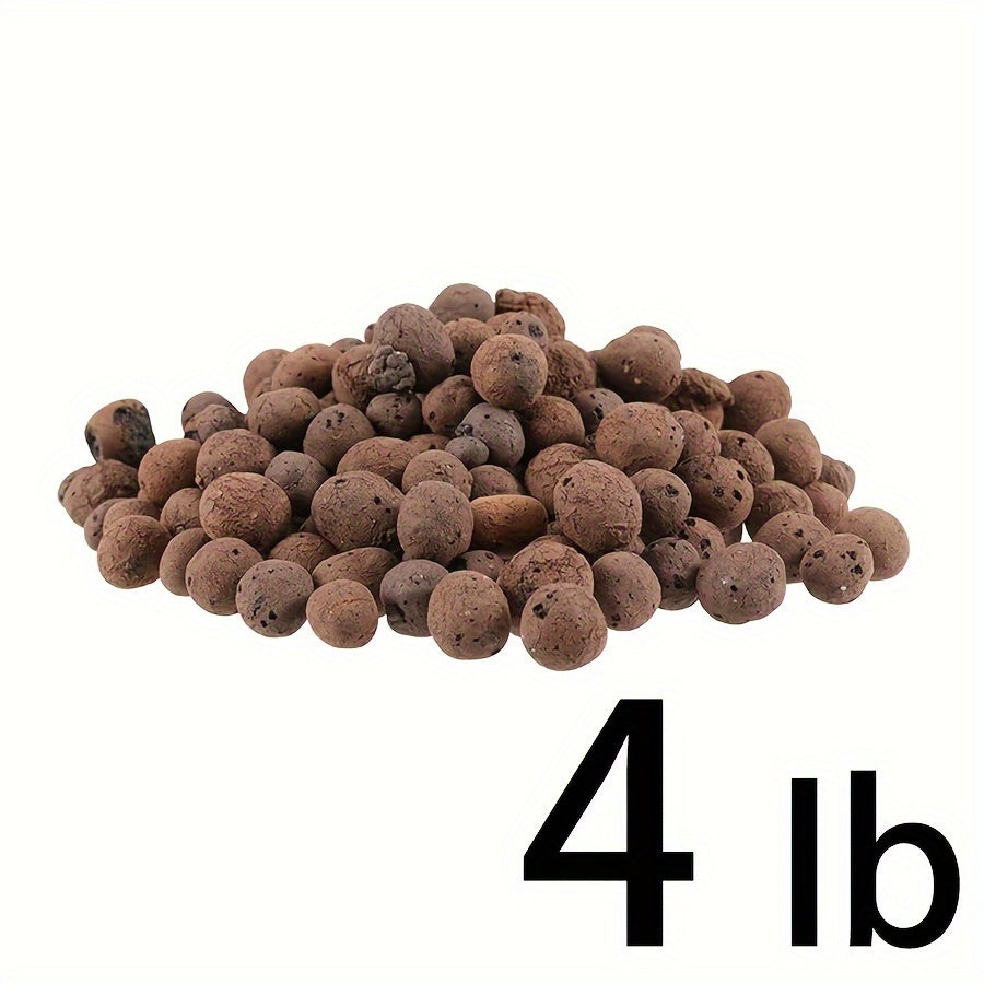 Organic Ceramic Leca Clay Pebbles 10-15mm – Lightweight Natural-Looking Plant Expansion Stones for Enhanced Soil Health