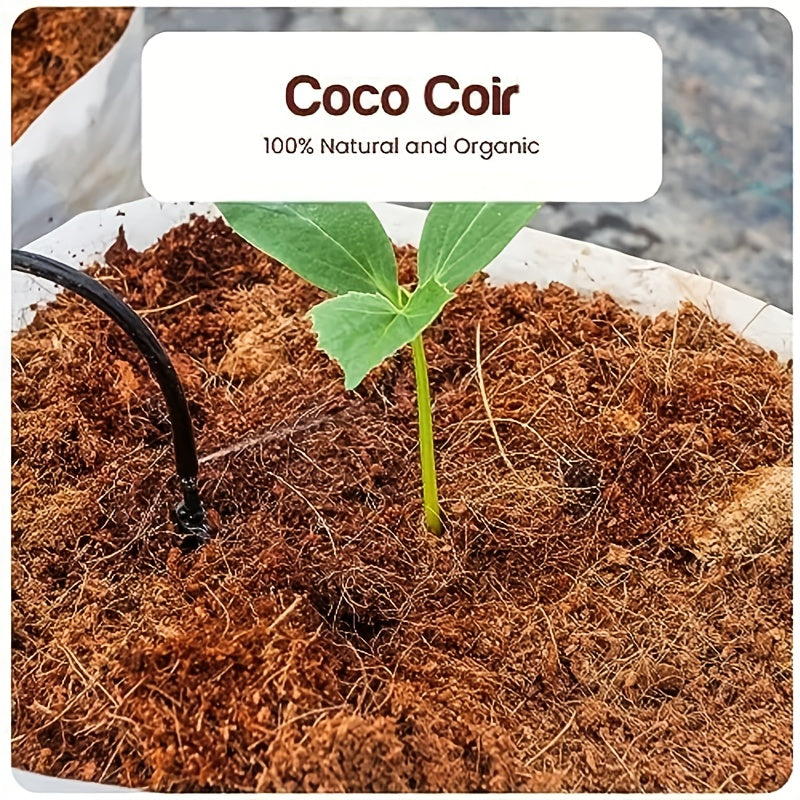 Premium Coconut Coir Bricks – 12 Bricks 450g Each (1.5 Pounds) | Low EC Triple-Washed | OMRI Listed | 100% Organic