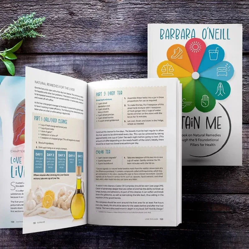 Sustain Me: The 9 Foundational Pillars for Health Guide Book – A Handbook of Natural Remedies (English Paperback) - 1