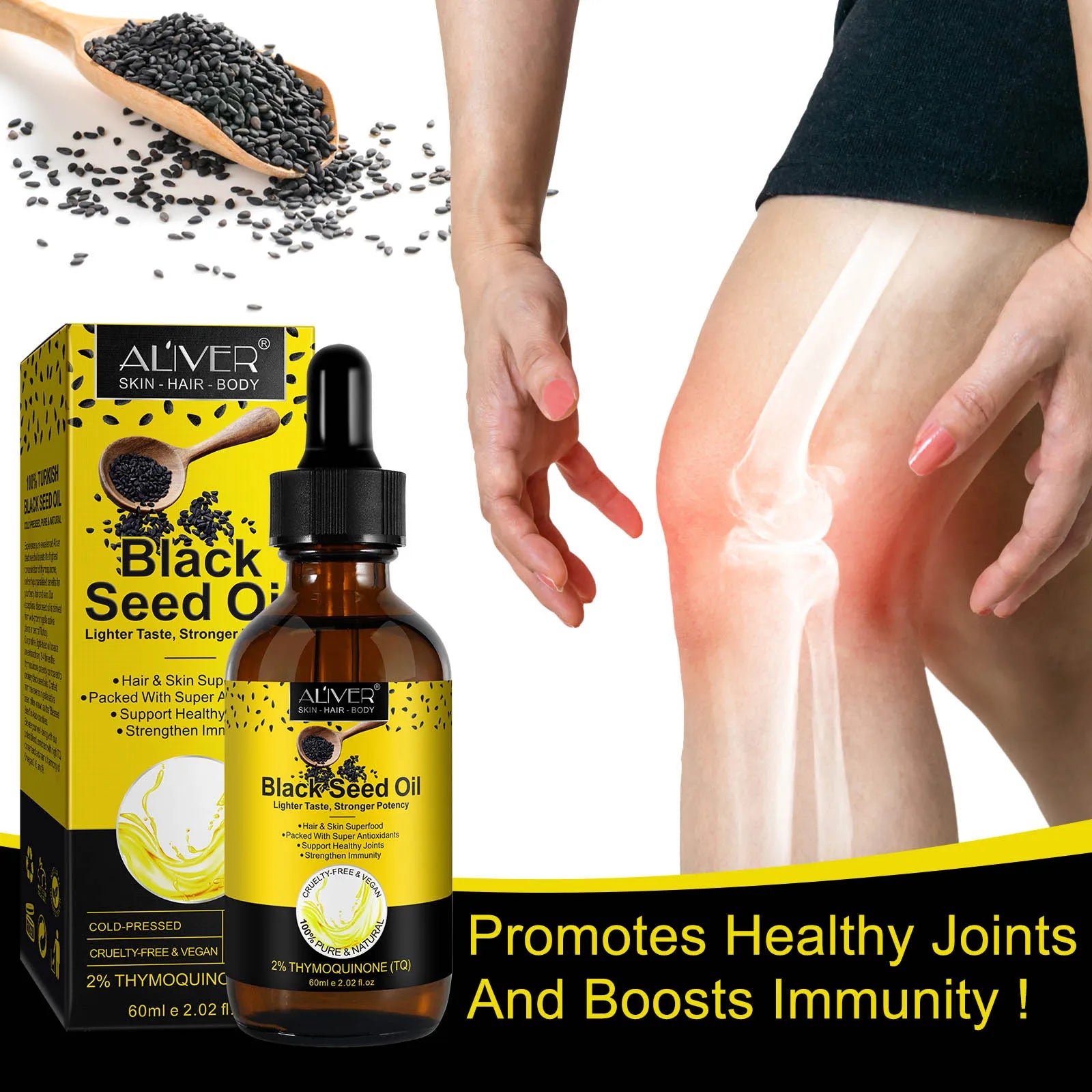 Turkish Black Seed Oil Nigella Sativa Exceptionally Thymoquinone With Antioxidants Healthy Joints Hair Skin Strengthen