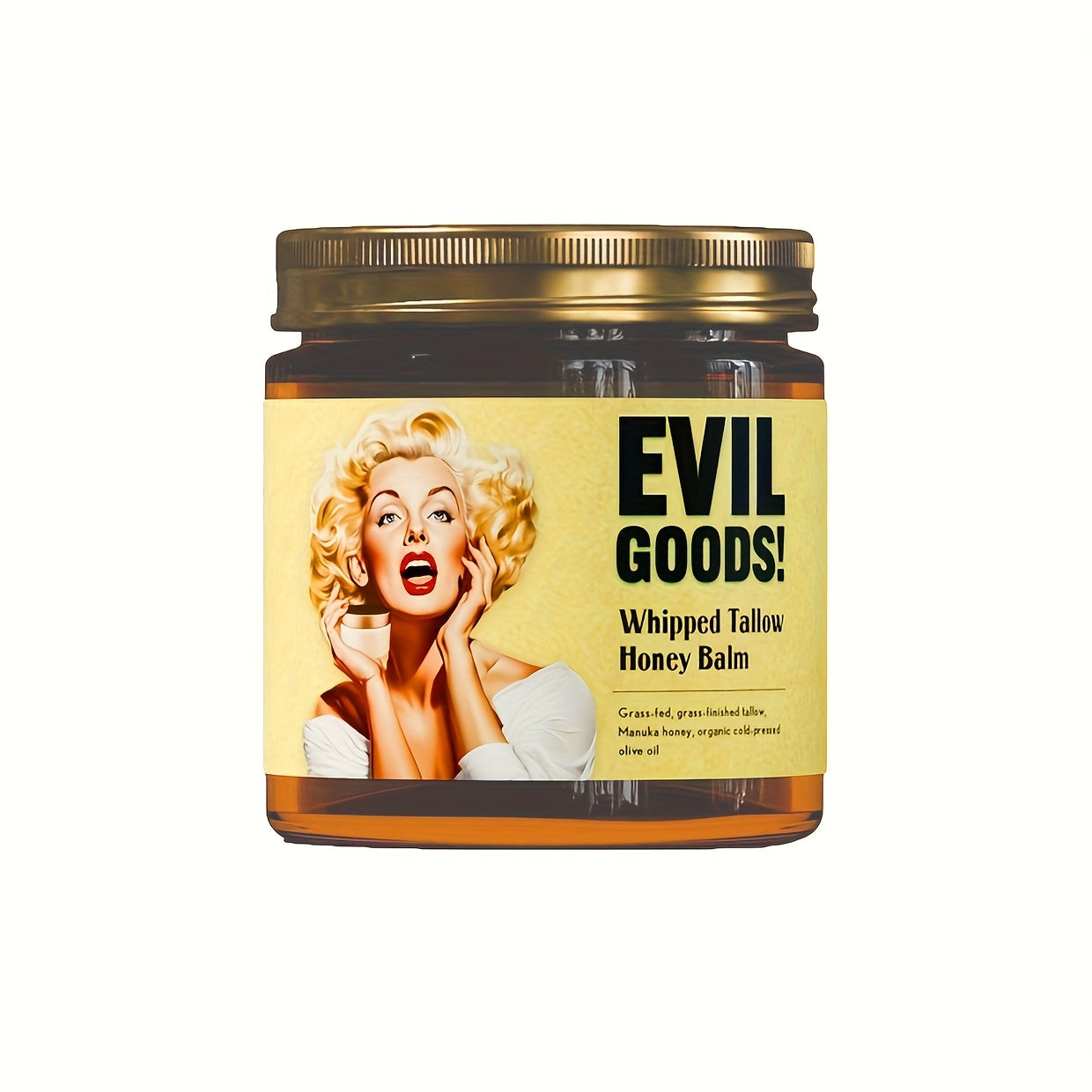 100% Grass-Fed Finished Whipped Honey Butter Moisturizer – Nourishing for Face and Body Ideal for Dry & Sensitive Skin