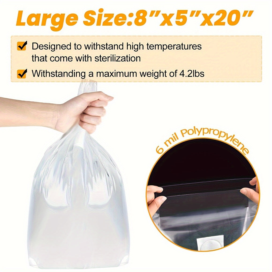 10pcs Mushroom Growing Kit – Easy DIY Home & Garden Setup Durable Plastic Bags for Indoor/Outdoor Use – Grow Your Own