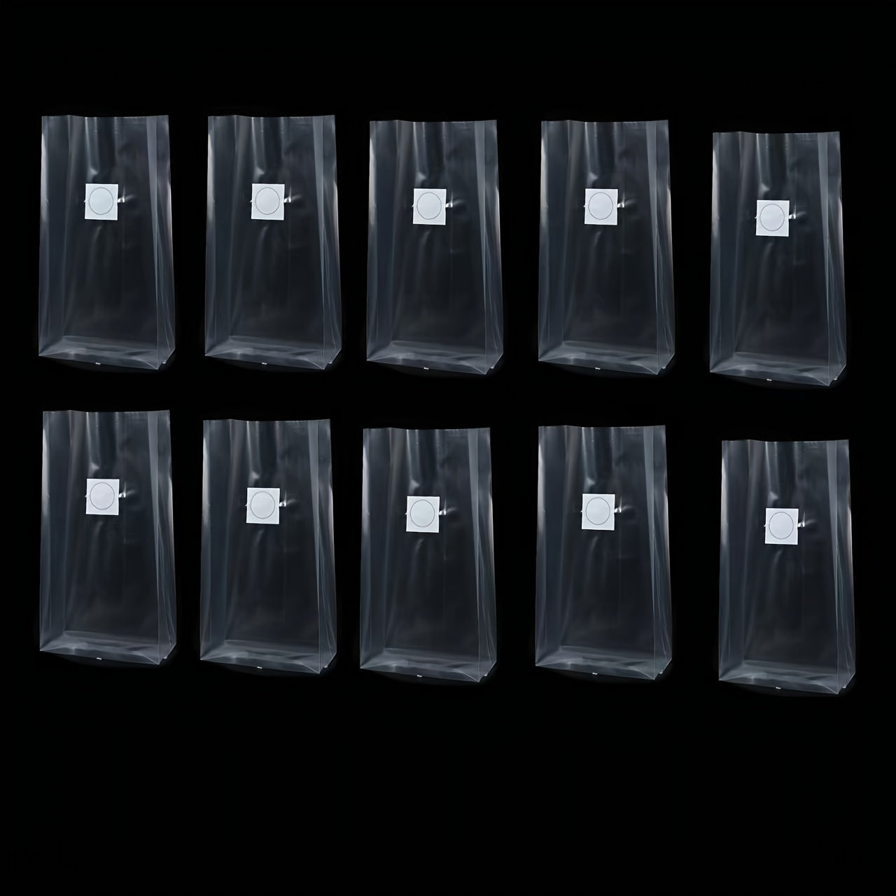 10pcs Mushroom Growing Kit – Easy DIY Home & Garden Setup Durable Plastic Bags for Indoor/Outdoor Use – Grow Your Own