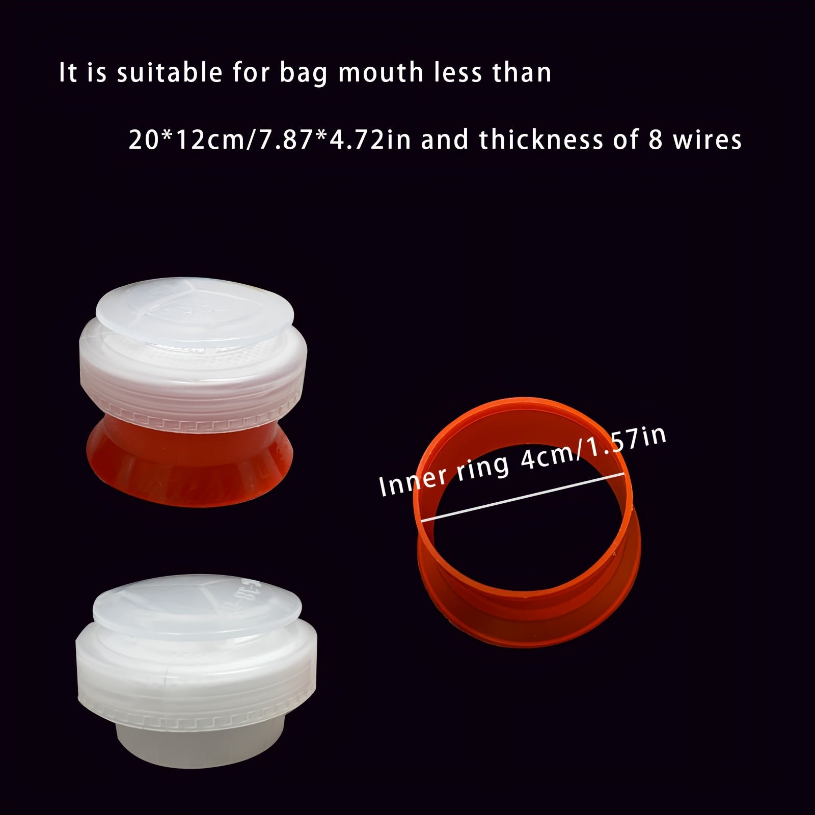 10pcs Ventilation Sealing Caps for Mushroom Cultivation Growth Bags - Durable Waterproof and Moisture-Proof Plastic