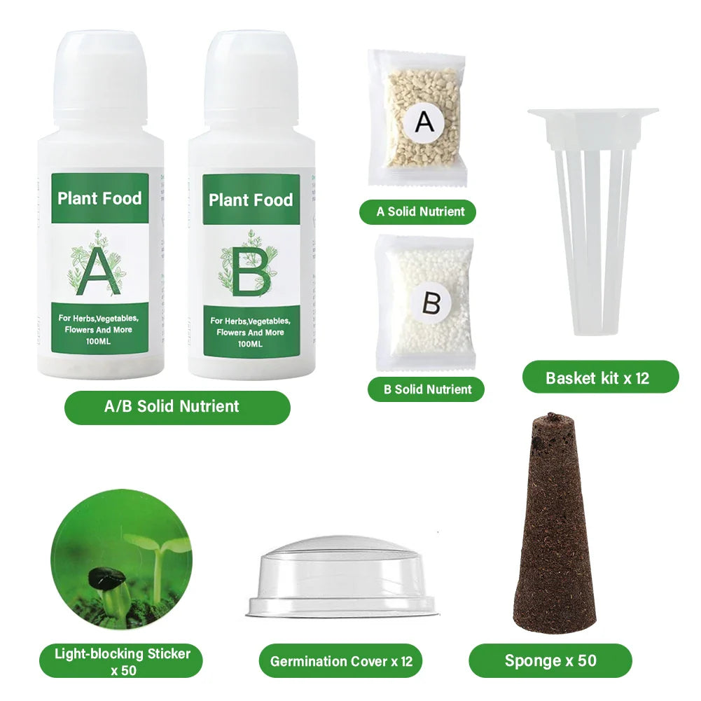2PCS/Box General Hydroponic Nutrient Liquid A and B Fertilizer Solution Kit – 200ML – Essential Plant Food for Flowers