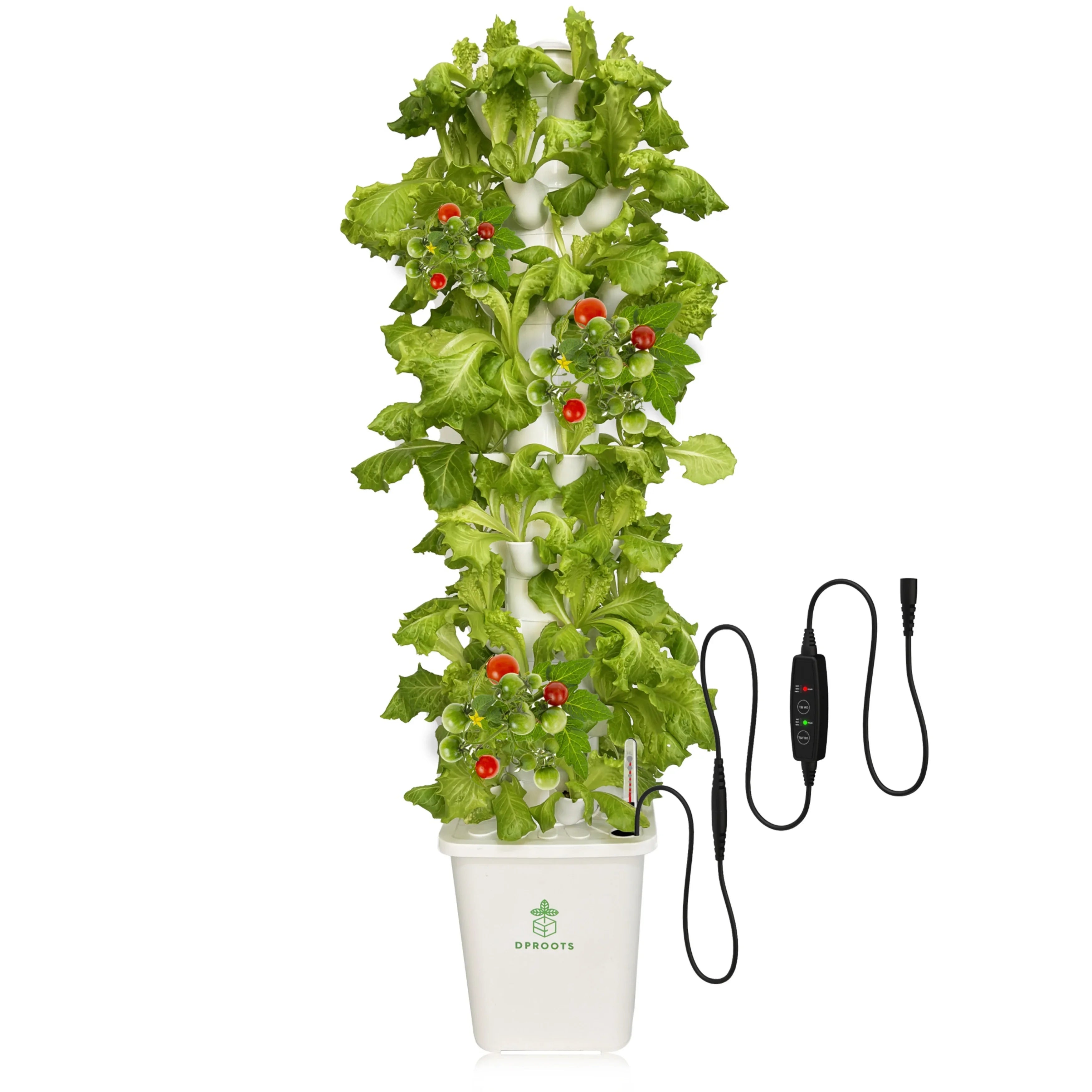 9-Layer 45 Pods Garden Hydroponic Growing Vertical Tower System – Indoor Greenhouse for Herb and Vegetable Planting