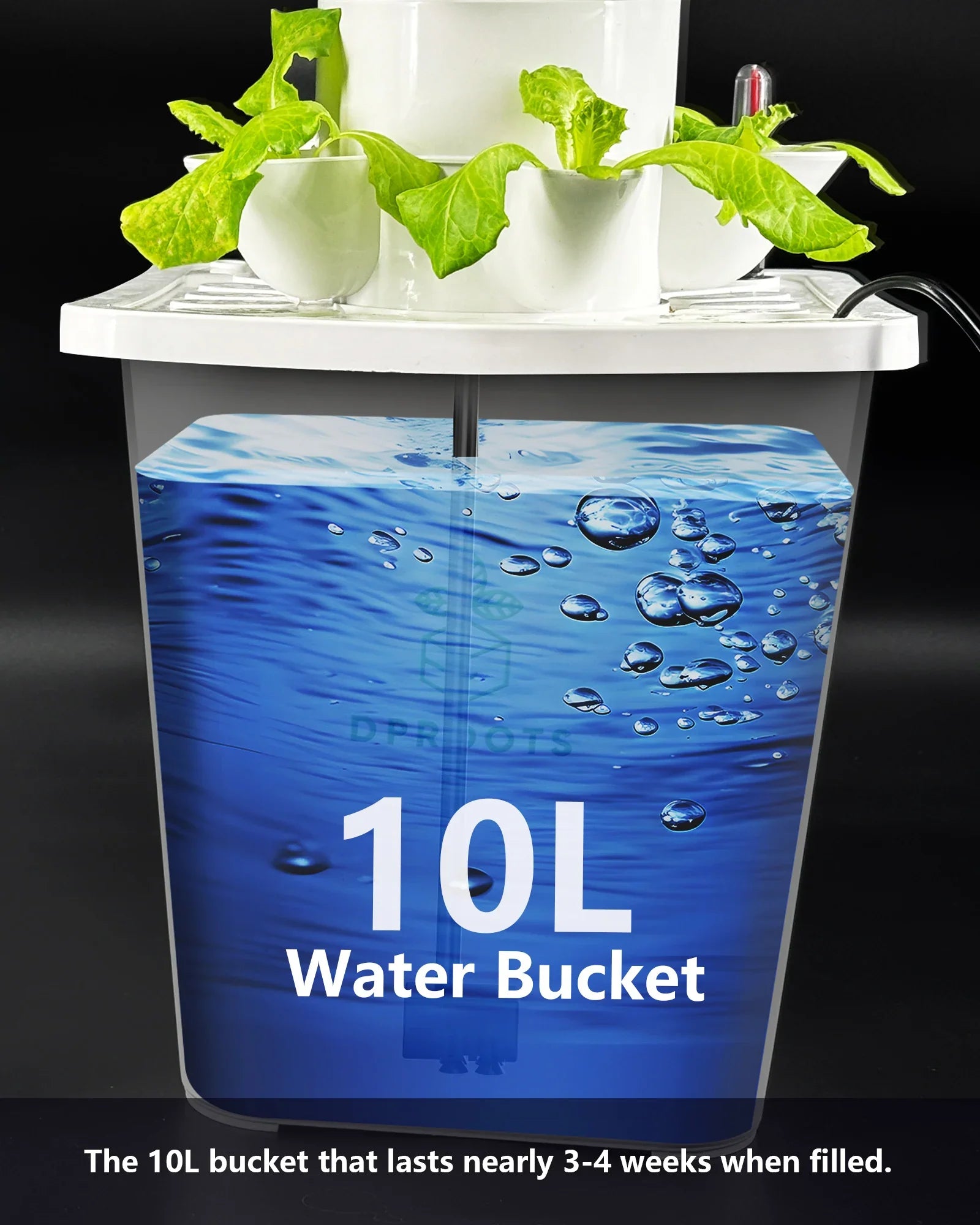 9-Layer 45 Pods Garden Hydroponic Growing Vertical Tower System – Indoor Greenhouse for Herb and Vegetable Planting