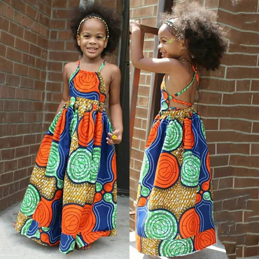 Boho Eco Chic Summer dress Kids Girls | Princess Dress | New Summer Children Beach Dress