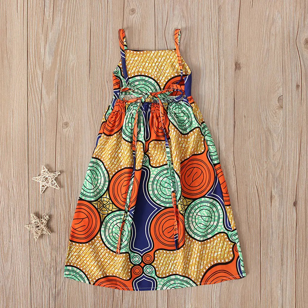 Boho Eco Chic Summer dress Kids Girls | Princess Dress | New Summer Children Beach Dress