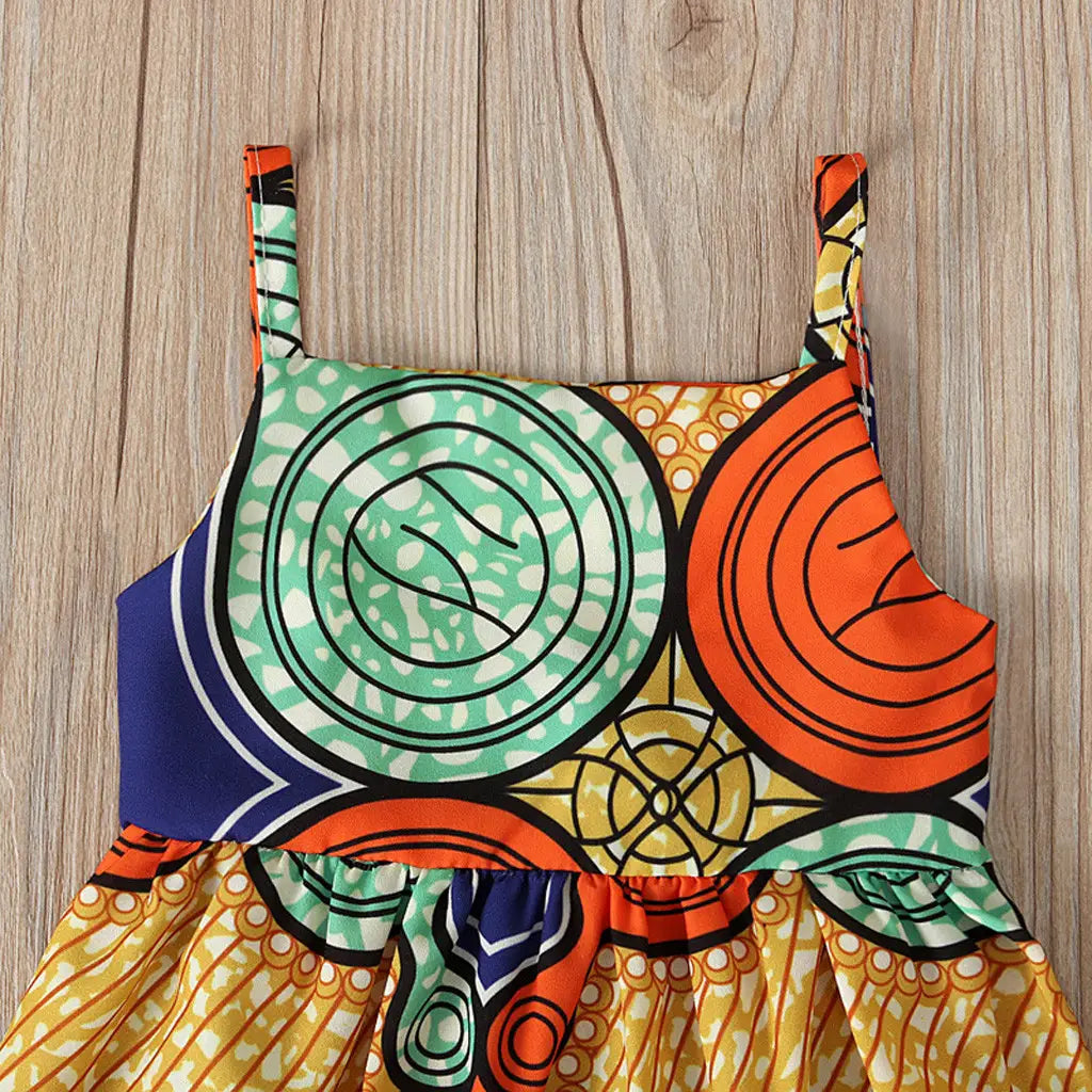 Boho Eco Chic Summer dress Kids Girls | Princess Dress | New Summer Children Beach Dress