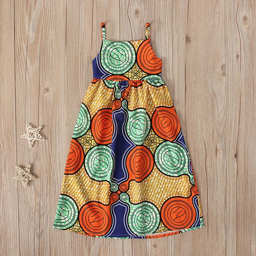 Boho Eco Chic Summer dress Kids Girls | Princess Dress | New Summer Children Beach Dress
