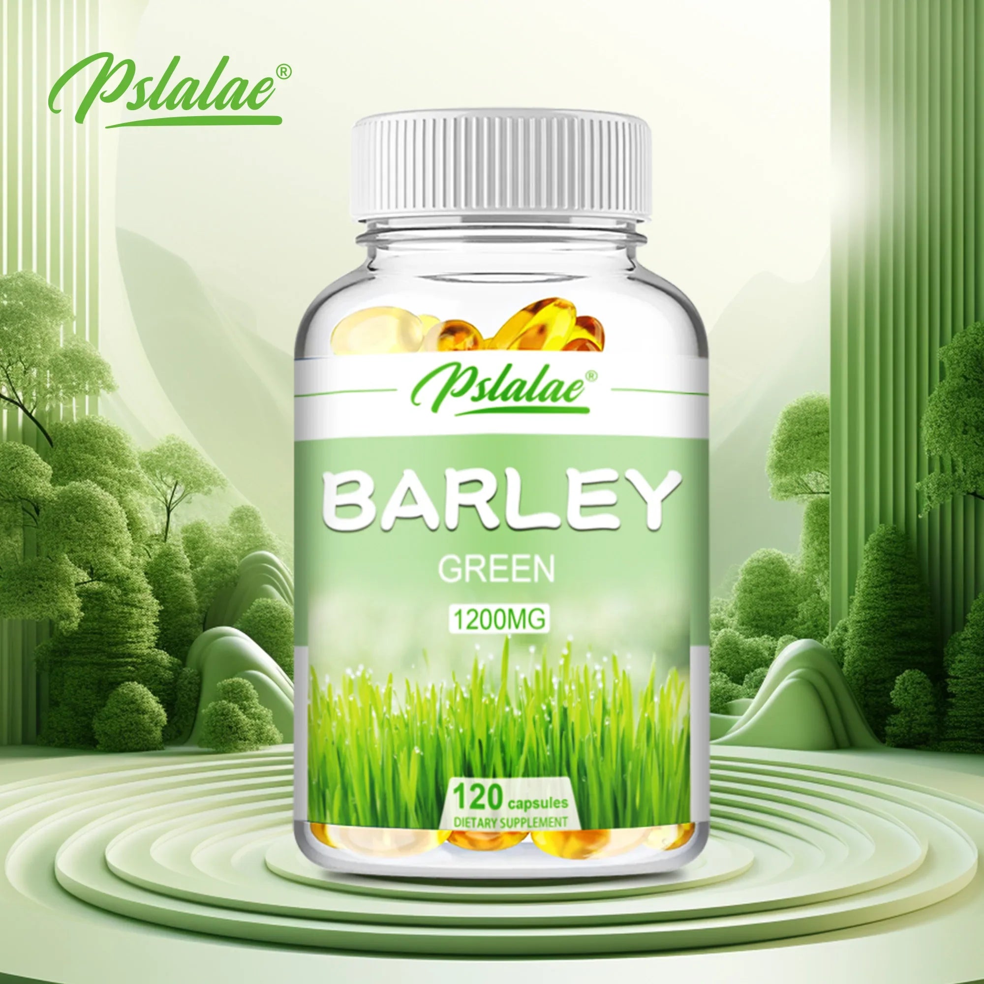 Barley Grass Capsules - Balance Blood Sugar Appetite Suppression Weight Management Anti-aging - 120 Capsules - 120