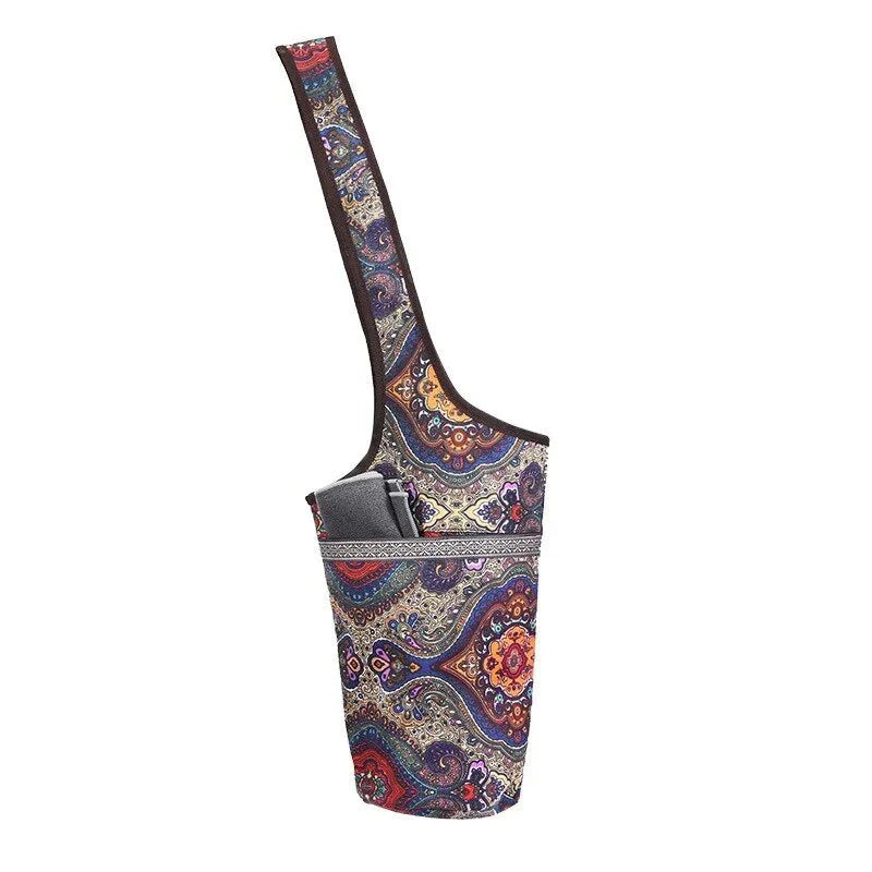bag - Bohemian Style Yoga Mat Bag with Large Zipper Pocket - Boho Eco Boutique™ - bag - Boho Eco Boutique™ - 2 - 