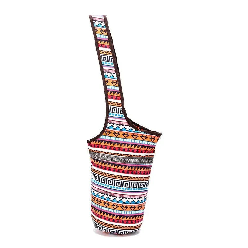 bag - Bohemian Style Yoga Mat Bag with Large Zipper Pocket - Boho Eco Boutique™ - bag - Boho Eco Boutique™ - 4 - 
