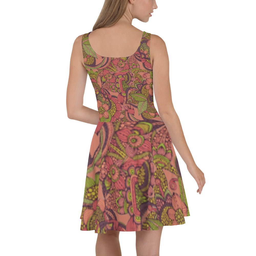 All Over Prints - Boho Eco Boutique Summer Festival Party Dress - Boho Eco Boutique™ - Boho Eco Boutique™ - XS - 