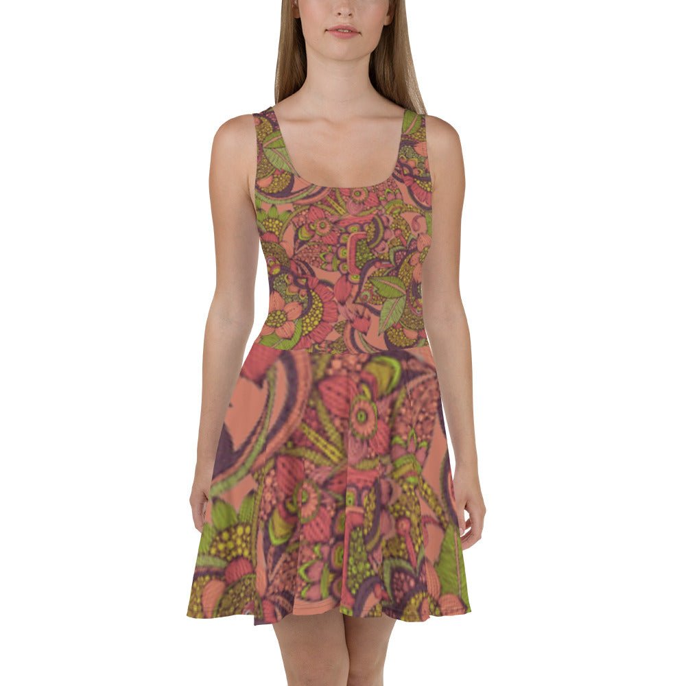All Over Prints - Boho Eco Boutique Summer Festival Party Dress - Boho Eco Boutique™ - Boho Eco Boutique™ - XS - 