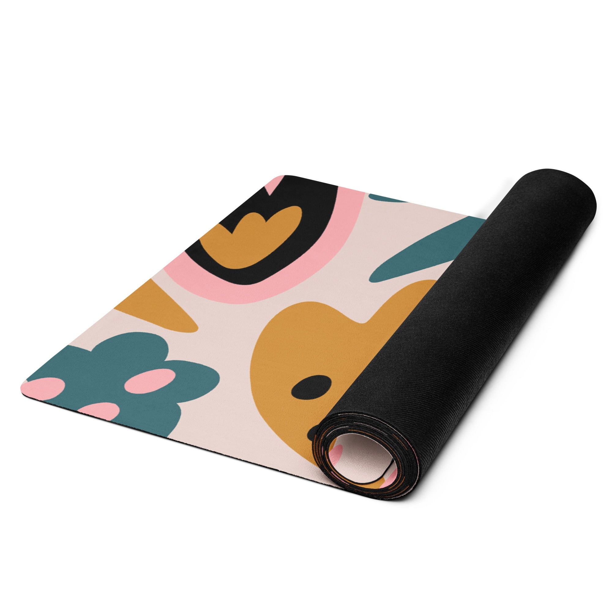  - Boho Eco Boutique Yoga mat Custom Designed Pinks - Boho Eco Boutique™ - Boho Eco Boutique™ - 