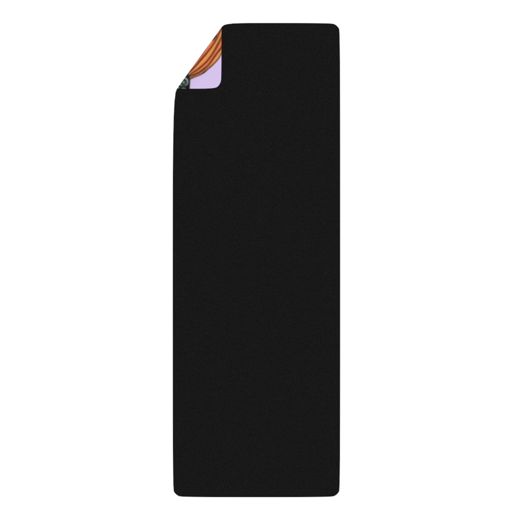 Home Decor - Boho Eco Rubber Yoga Mat | Vibrant Floral Pattern with Purple Background | Eco - Friendly Fitness Mat for Home, Gym, and Travel - Boho Eco Boutique™ - Boho Eco Rubber Yoga Mat | Vibrant Floral Pattern with Purple Background | Eco - Friendly Fitness Mat for Home, Gym, and Travel - 24” x 70” - 