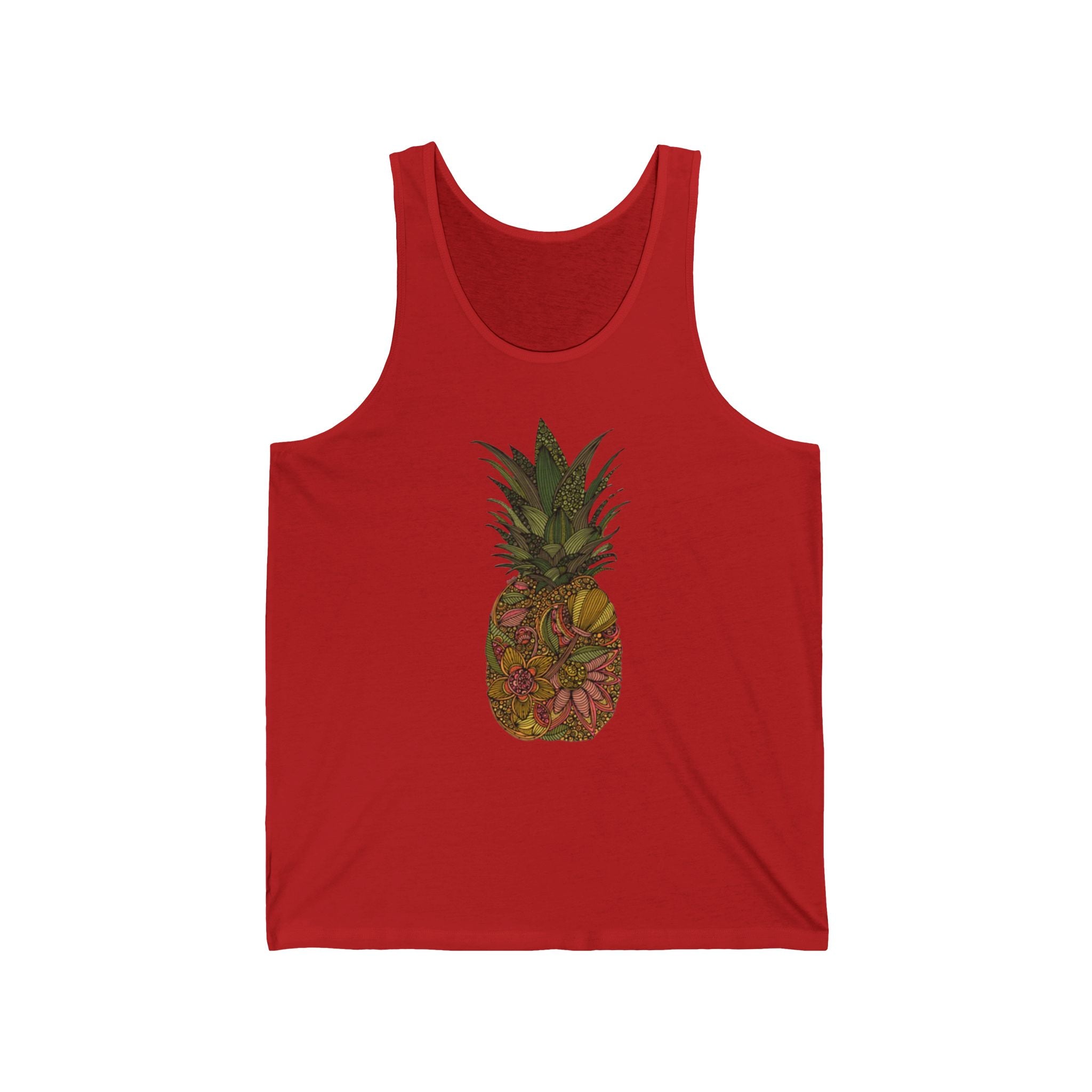 Tank Top - Boho Eco Unisex Jersey Tank - Boho Eco Boutique™ - Tank Top - Boho Eco Boutique™ - XS - Red - 