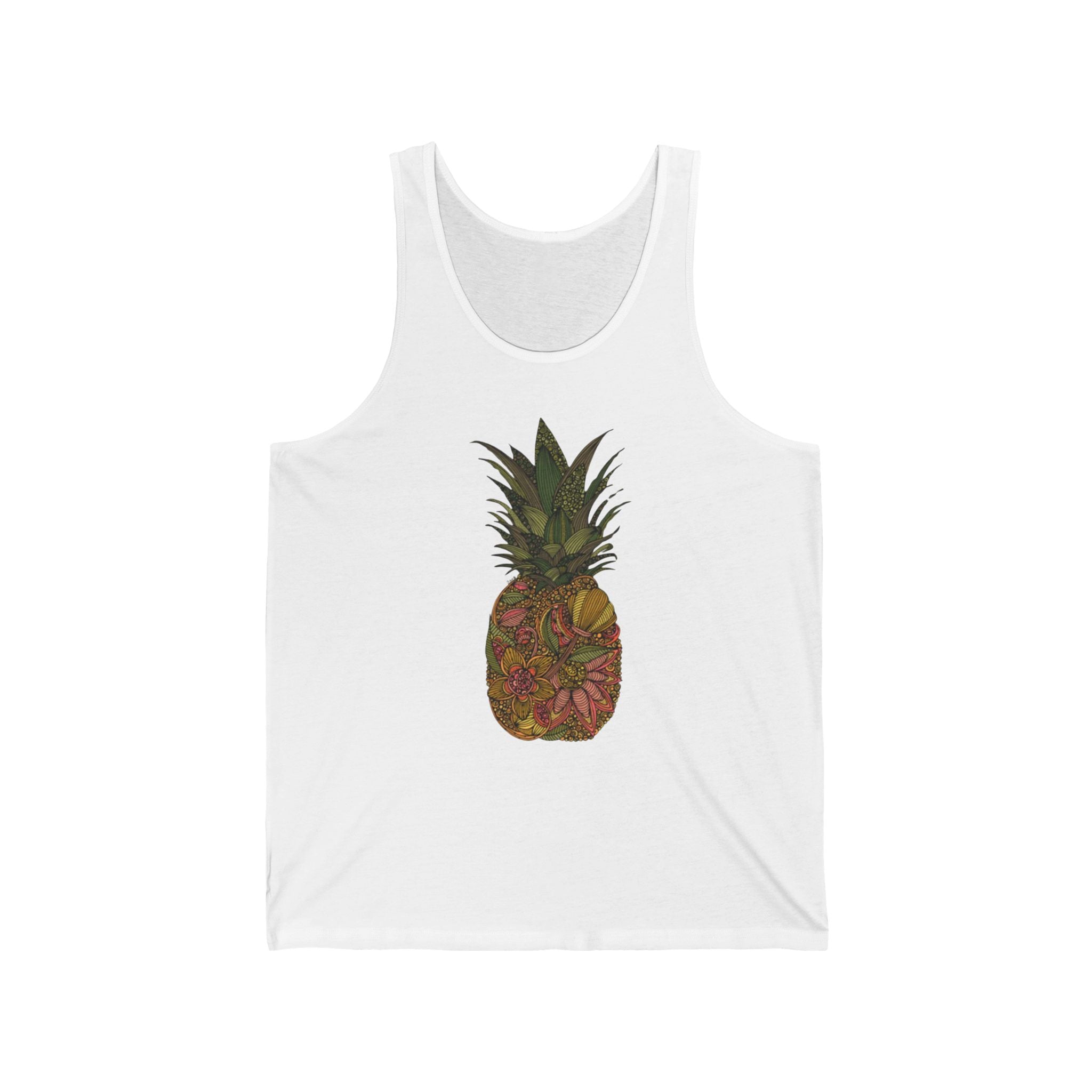 Tank Top - Boho Eco Unisex Jersey Tank - Boho Eco Boutique™ - Tank Top - Boho Eco Boutique™ - XS - White - 