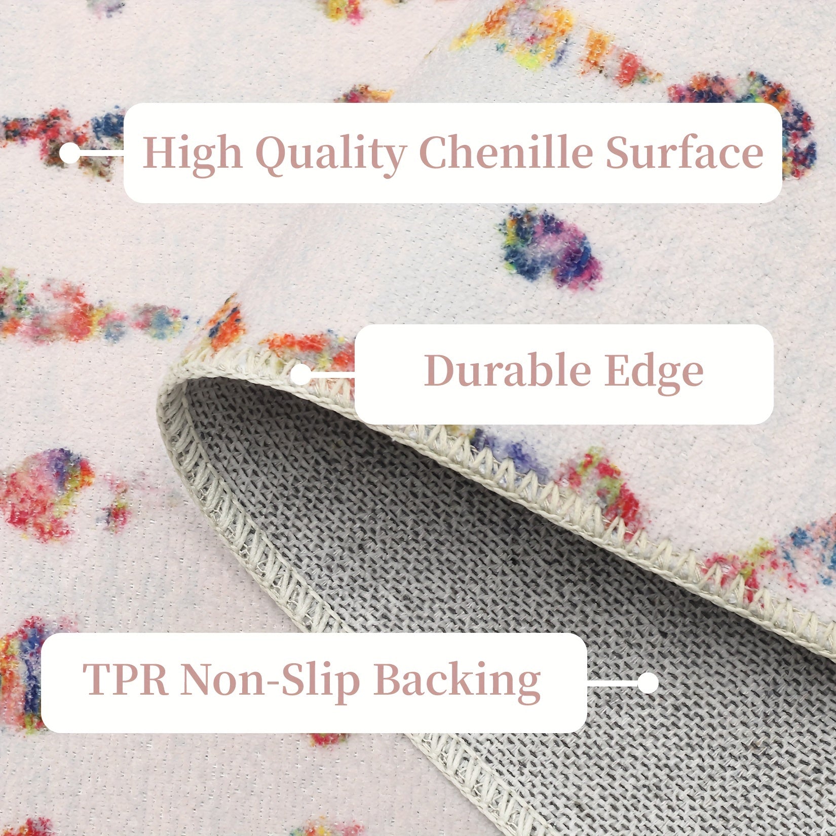 customized - Colorful Geometric Boho Moroccan Machine Washable Area Rug - Boho Eco Boutique™ - customized - Boho Eco Boutique™ - 96*120in/244*305cm - 